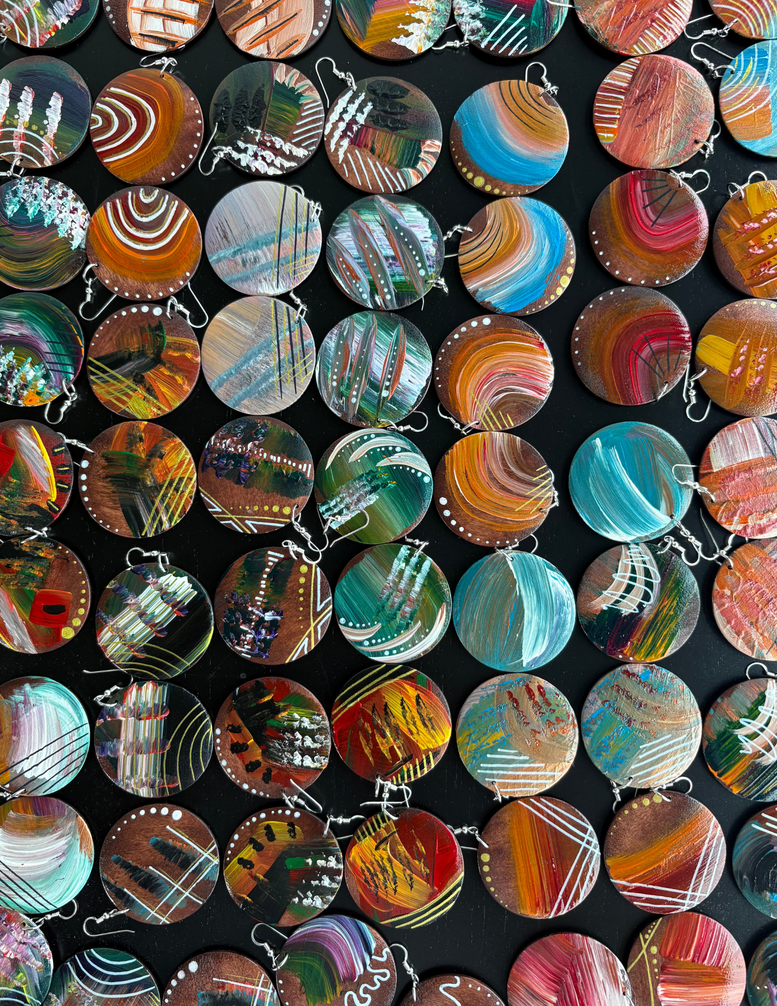 Hand-Painted Earrings