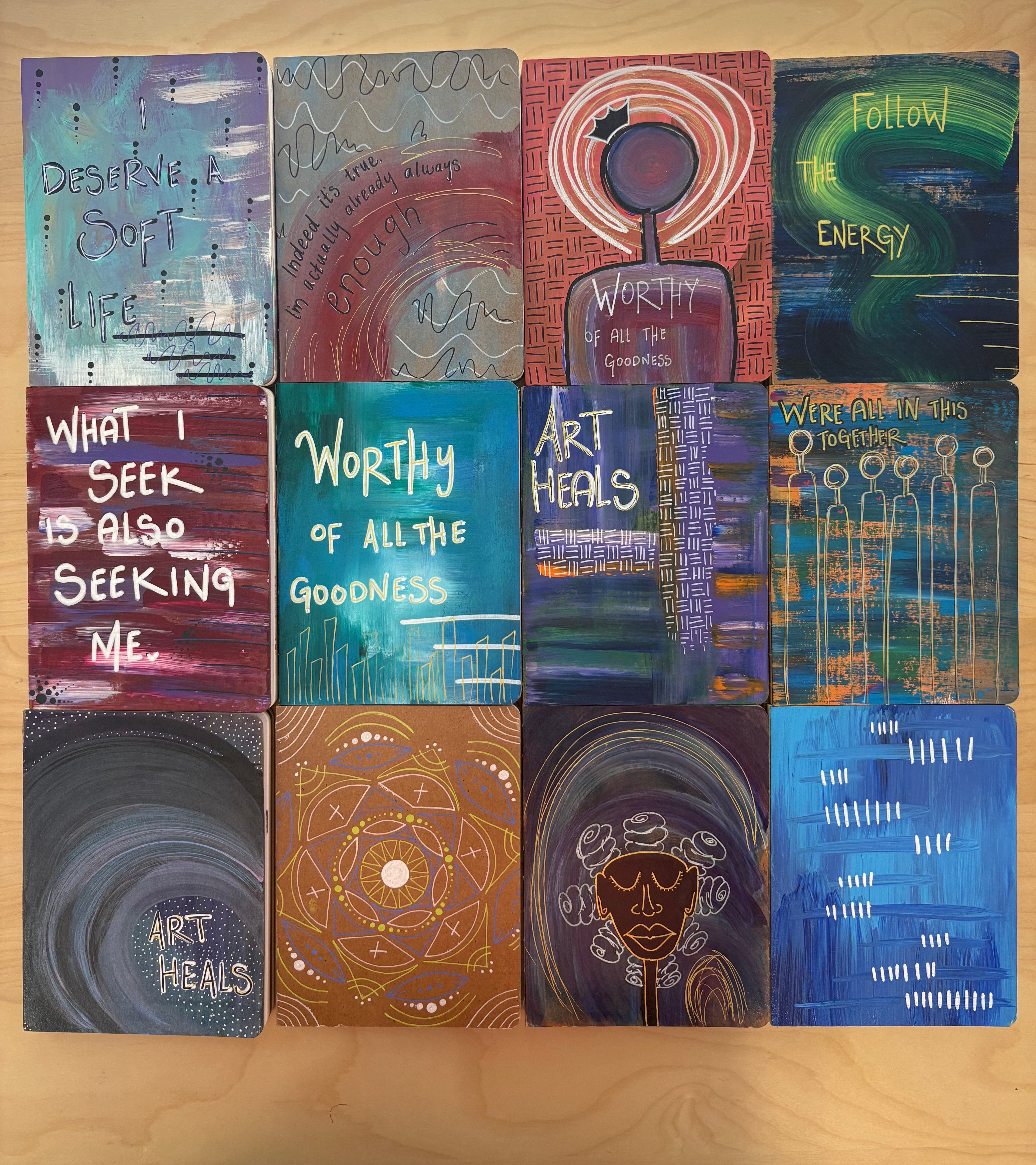 Hand-Painted Journals