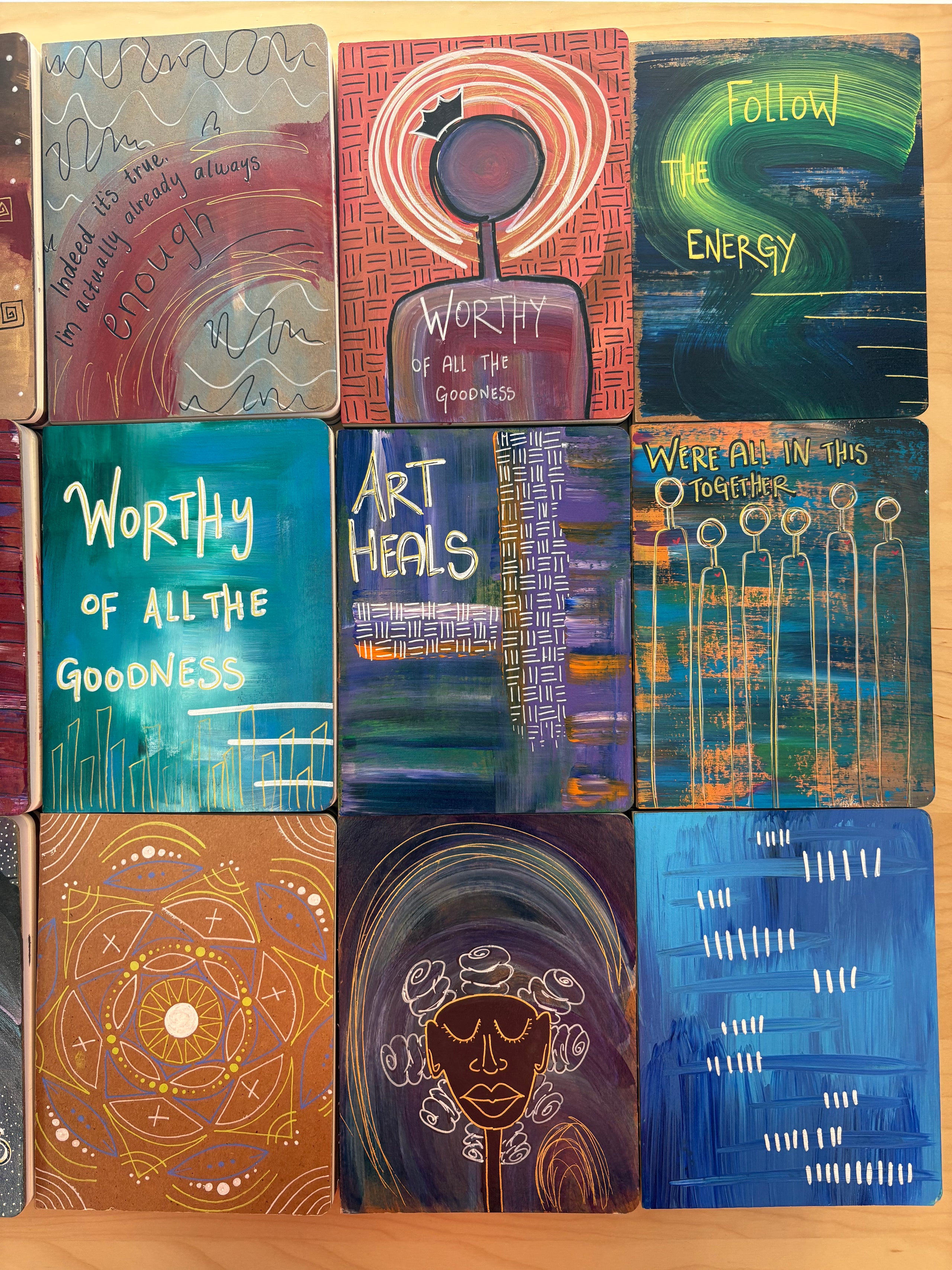 Hand-painted Journal - Unlined