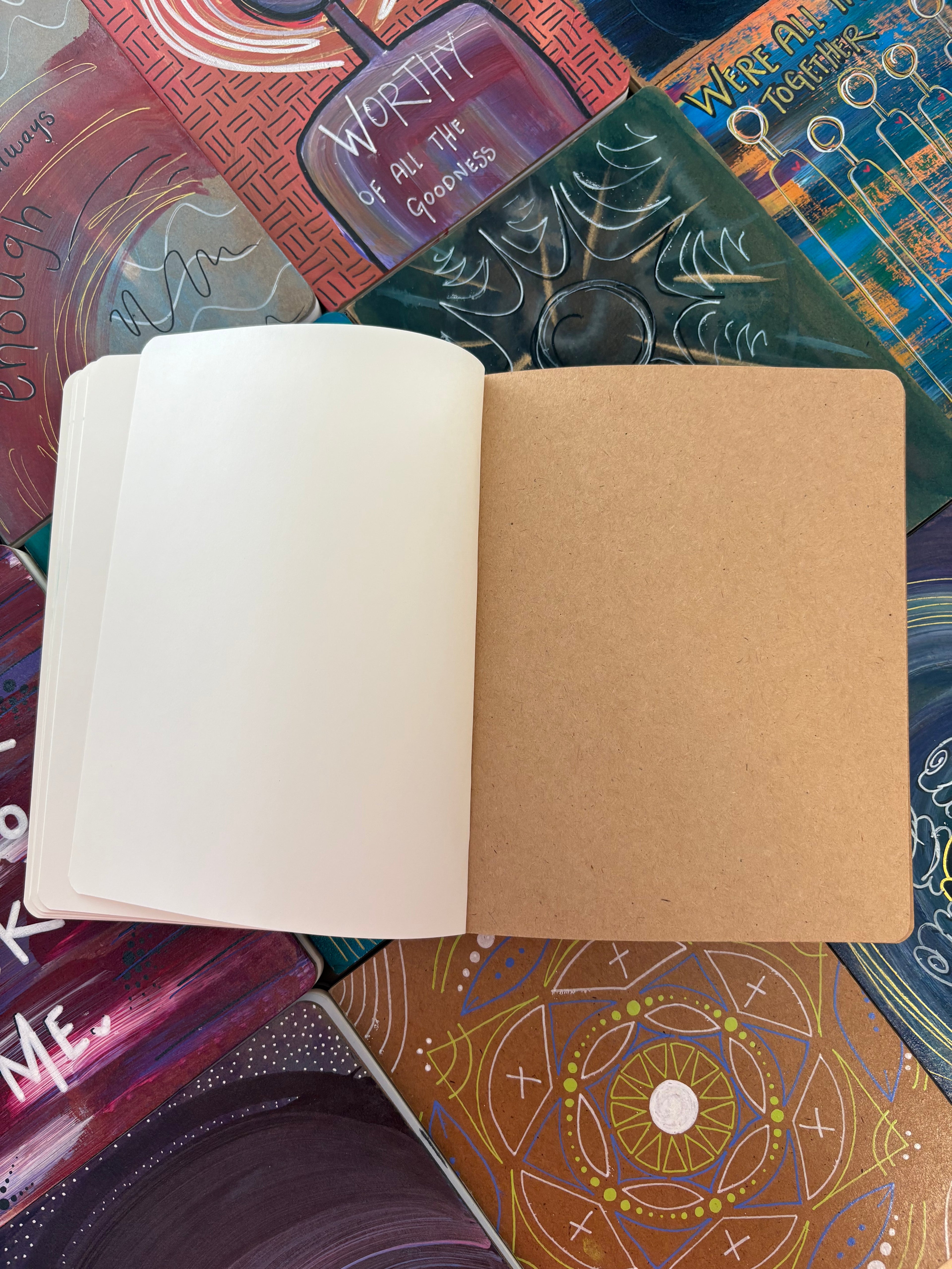 Hand-painted Journal - Unlined