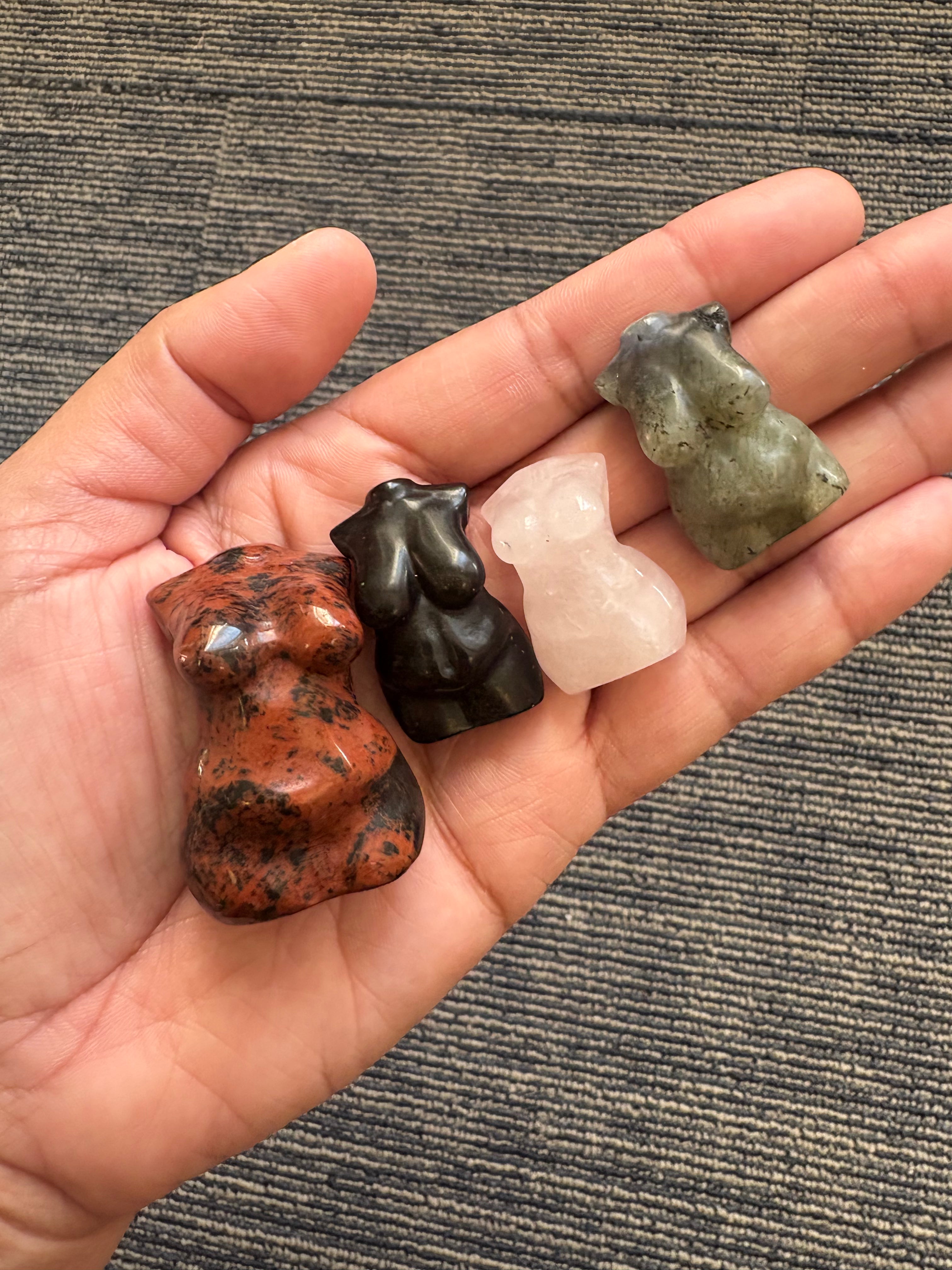 Mini Crystal Goddess Statue