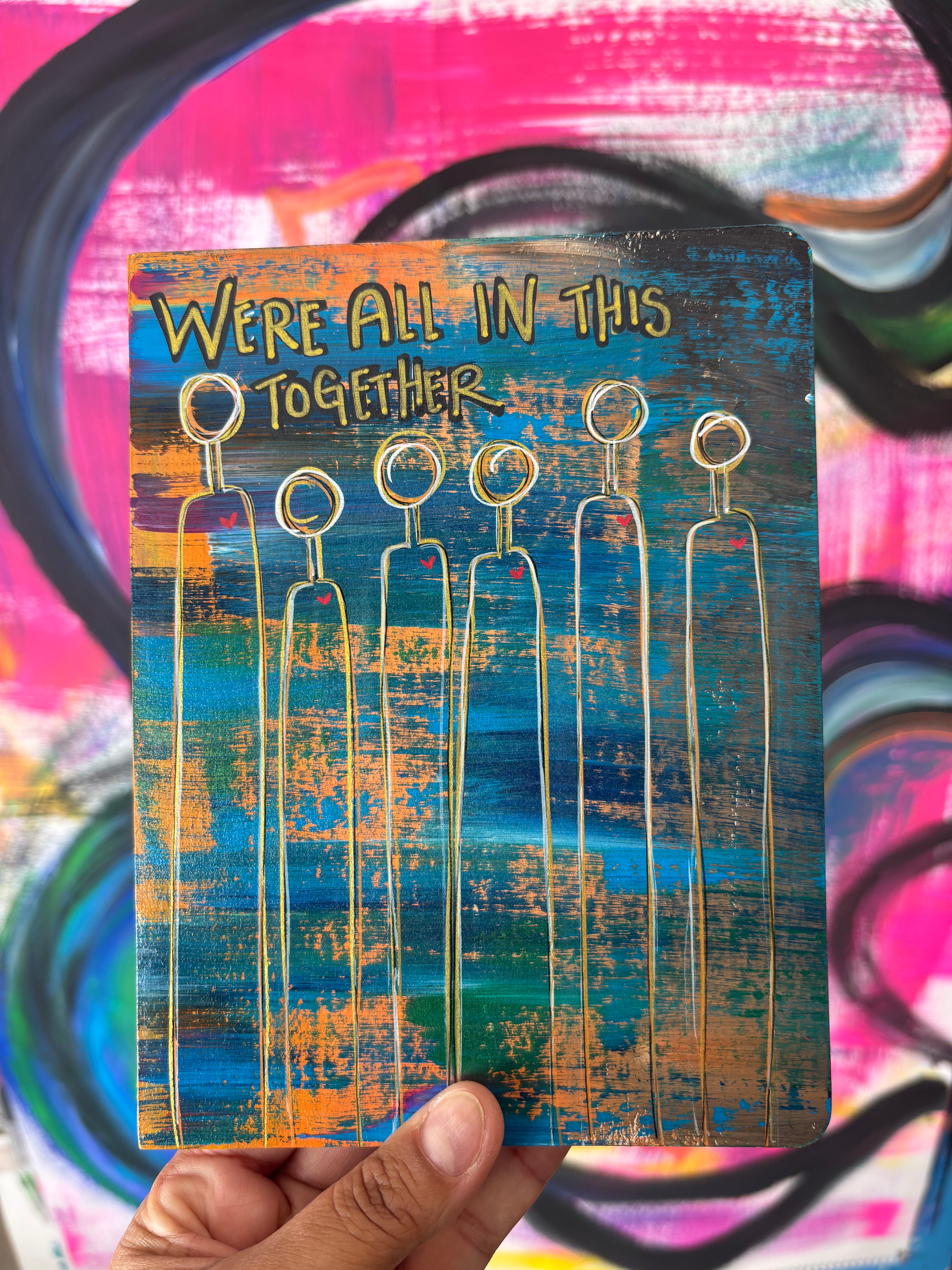 Hand-painted Journal - Unlined