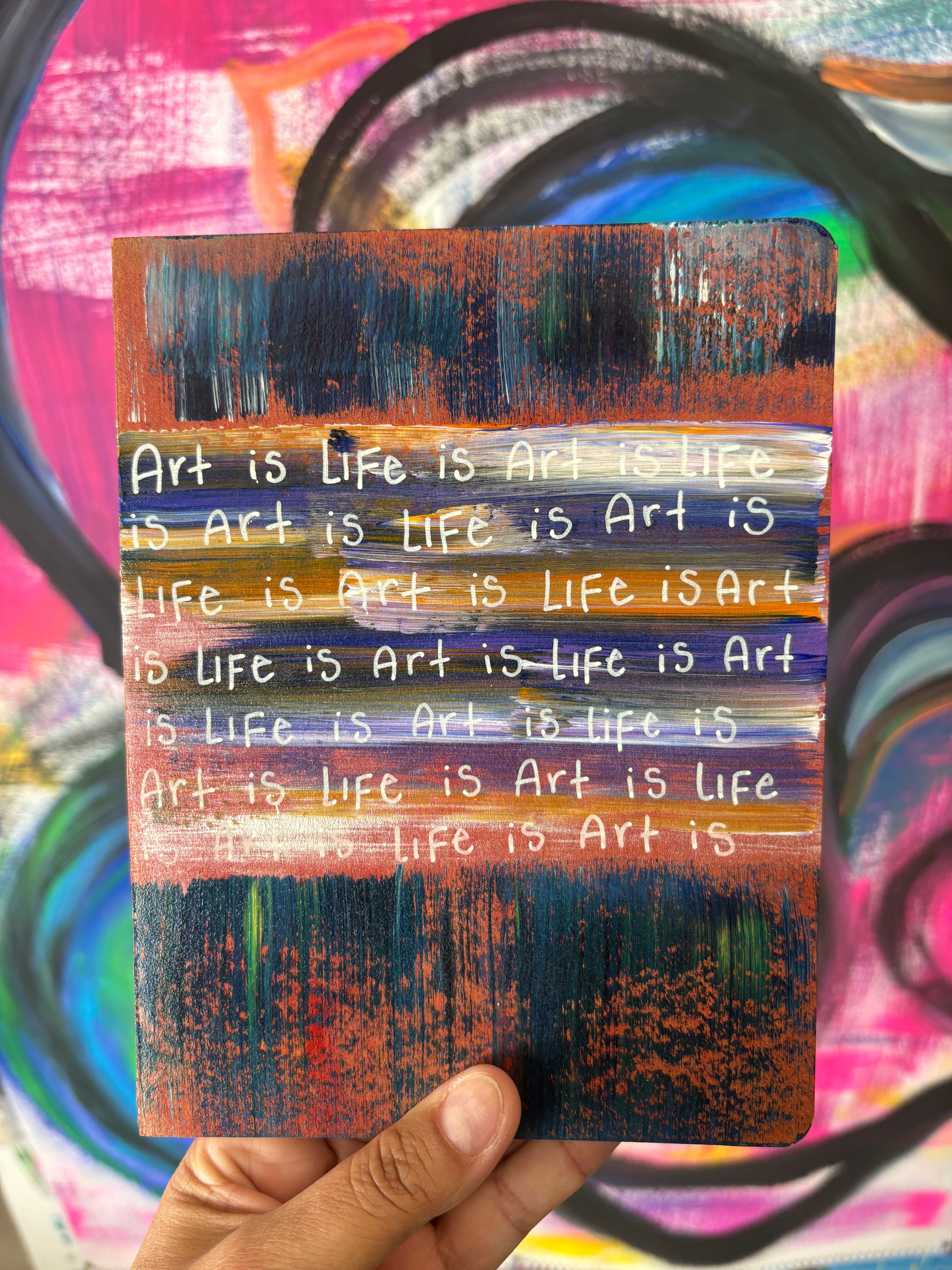 Hand-painted Journal - Unlined