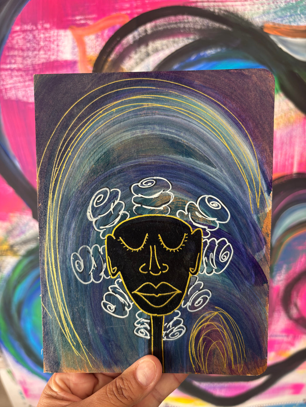 Hand-painted Journal - Unlined