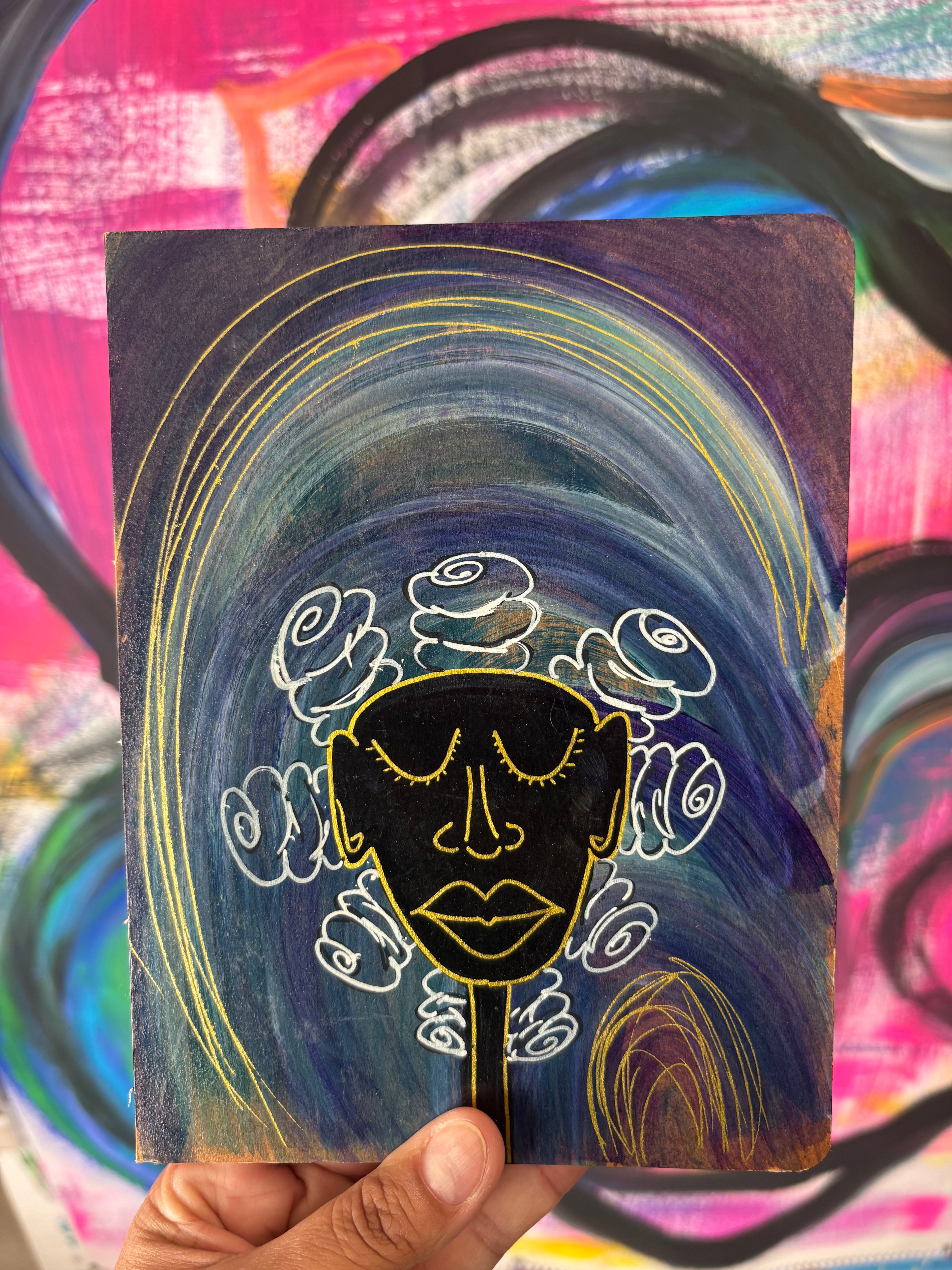 Hand-painted Journal - Unlined