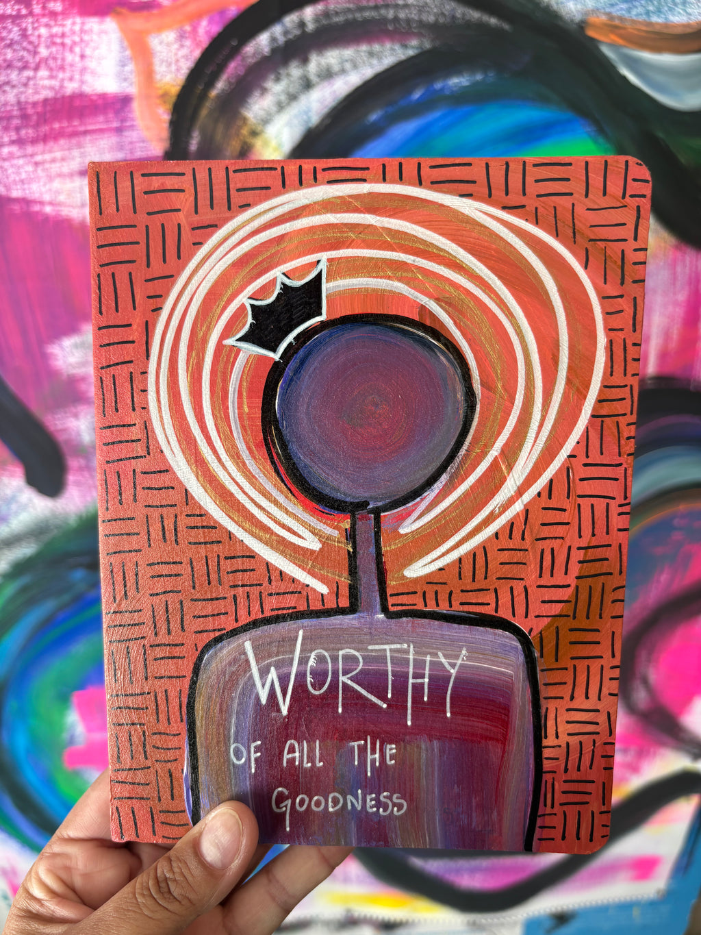 Hand-painted Journal - Unlined