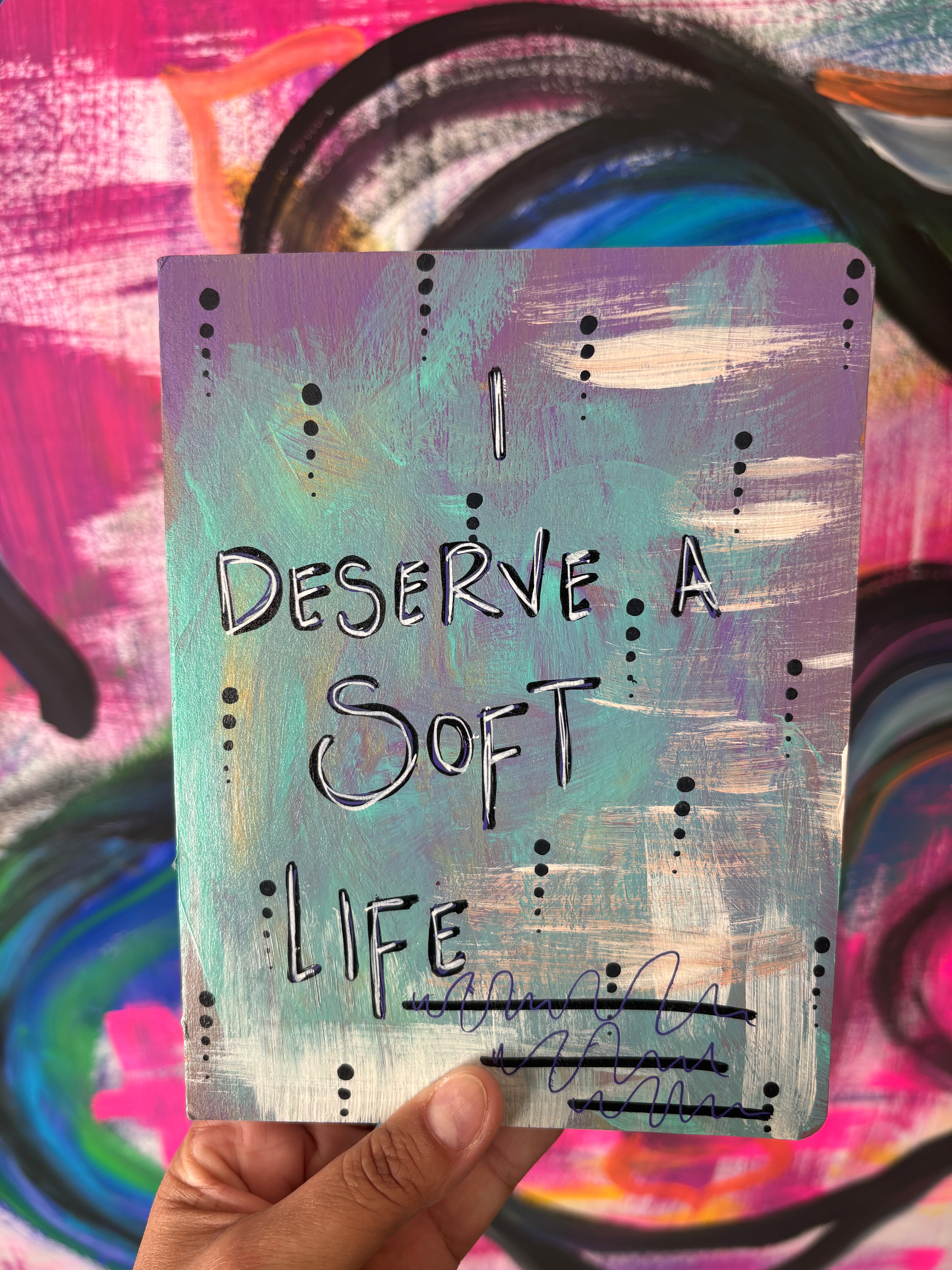 Hand-painted Journal - Unlined