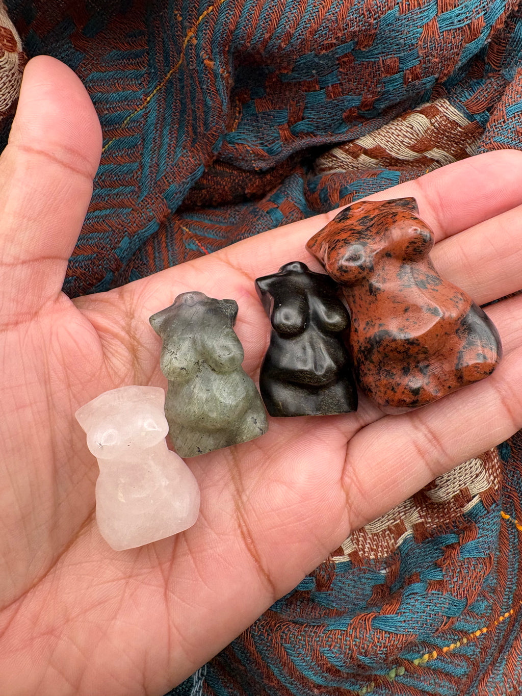 Mini Crystal Goddess Statue